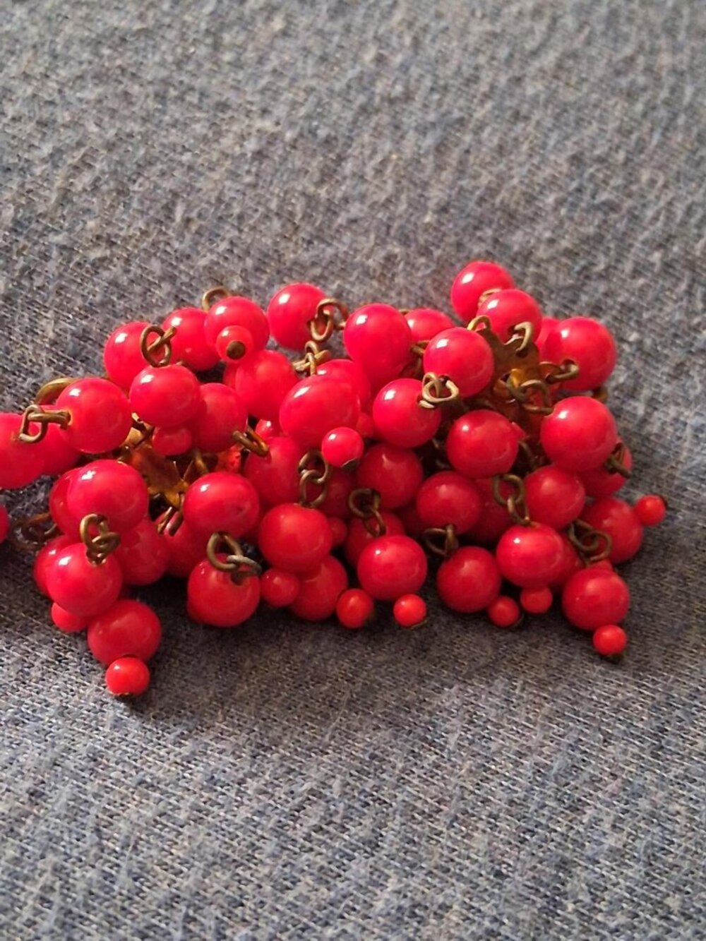 beaded cluster dangle